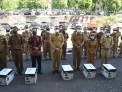 Walikota Pagar Alam Menerima 35 Unit Mesin Rumput Bantuan Gubernur