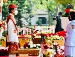 Presiden Jokowi Pimpin Detik Detik Proklamasi Kemerdekaan RI Ke-76