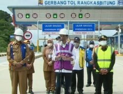 Presiden Jokowi Resmikan Tol Serang-Panimbang Seksi I Ruas Serang-Rangkasbitung