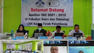 BSI Gelar AME ISO 9001:2015 Stage 2 Pada 3 Prodi FST UIN Raden Fatah