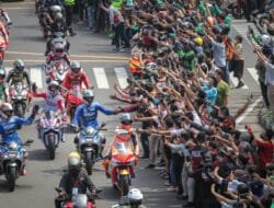 Pertama Kali dalam Sejarah, Marquez Dkk Panaskan Aspal Ibu Kota