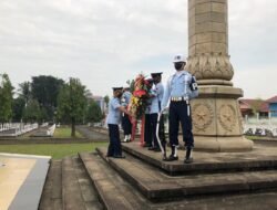 Jelang Hari Bakti TNI AU, Lanud Sri Mulyono Herlambang Gelar Ziarah Rombongan