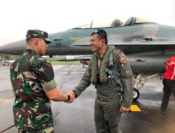 Lanud Sri Mulyono Herlambang Sambut Kedatangan Tim Kontingen Latihan Matra Udara II Koopsud I Jalak Sakti 2022