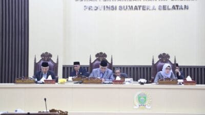 Paripurna LVI (56) : Mendengarkan Jawaban Gubernur Terhadap Pandangan Umum Fraksi-fraksi DPRD Prov. Sumsel Atas Penjelasan Gubernur Sumsel Terhadap Raperda APBD Tahun Anggaran 2023