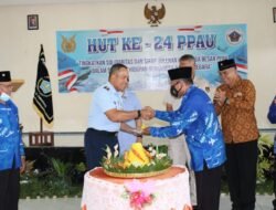 Komandan Lanud SMH Hadiri Acara Peringatan Ke-24 PPAU Tahun 2022