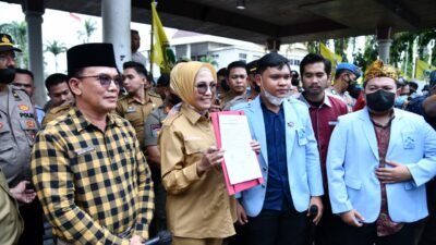 Ketua DPRD Sumsel Temui Aliansi Mahasiswa UIN Raden Fatah