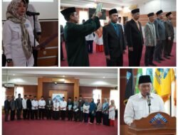 Rektor UIN Raden Fatah Palembang Lantik dan Serahkan SK Pejabat Eselon III dan IV