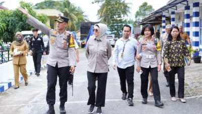 Ketua DPRD Sumsel Pantau Kesiapan Lalulintas Dan Pos Keamanan di Wilayah Polres OI