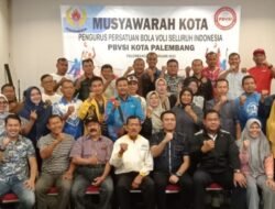 Aryuda Perdana Kusuma Terpilih Sebagai Ketum PBVSI Kota Palembang