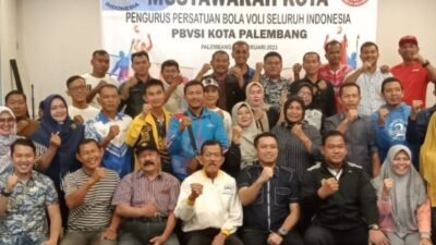 Aryuda Perdana Kusuma Terpilih Sebagai Ketum PBVSI Kota Palembang