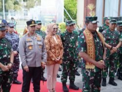 Ketua DPRD Sumsel Sambut Rombongan Panglima TNI, Laksamana TNI Yudo Margono