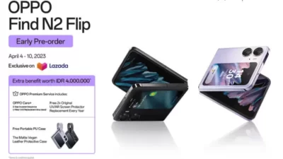 OPPO Find N2 Flip Dapat Dibeli Lewat Lazada