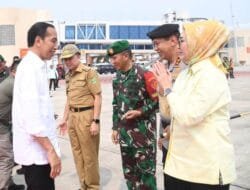 Ketua DPRD Sumsel Sambut Kedatangan Presiden Joko Widodo