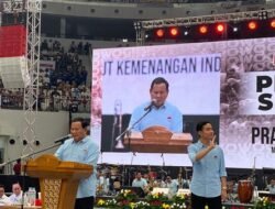 Deklarasi Prabowo – Gibran di GBK, Diantar Ketum Koalisi Indonesia Maju ke KPU