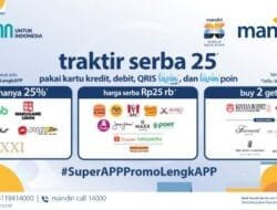 Buruan Serbu ! Bank Mandiri Tebar Promo Rayakan HUT Ke-25 Sepanjang Oktober 2023