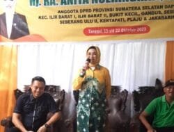 Reses Tahap III Ketua DPRD Provinsi Sumsel Dapil 1.Anita Noeringhati, Serap Aspirasi Warga Mataram