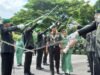 Tradisi Pedang Pora Sambut Panglima Kodam II/Sriwijaya Baru