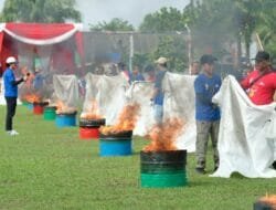 Peragakan Pemadaman Api Dengan Personel Terbanyak, Kilang Pertamina Internasional Raih Rekor MURI