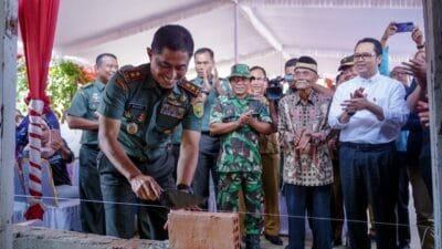 Pangdam II/ Swj Rehab 3.369 RTLH Serentak di Lima Wilayah Kodam Sriwijaya