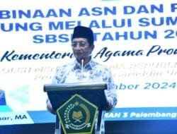 Pembinaan ASN, Menteri Agama Berpesan ASN Kemenag Sumsel Pertahankan Kearifan Lokal