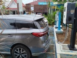 Jelang Nataru, PLN UID S2JB Tambah Fasilitas Stasiun Pengisian Kendaraan Listrik Umum di Muara Bungo