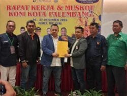 Anton Nurdin Kembali Nahkodai KONI Kota Palembang