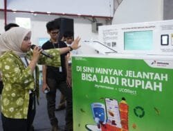 Wow, Pertama di Palembang, UCOllect Box Tersedia di Komperta Kilang Pertamina Plaju, Masyarakat Bisa Tukar Minyak Jelantah dengan Rupiah