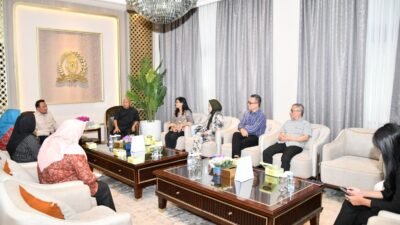 Andi Dinialdie Terima Kunjungan Lembaga Kajian Pembangunan Sumatera Selatan