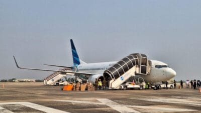 Garuda Indonesia Terbangkan Bantuan Kemanusiaan ke Myanmar