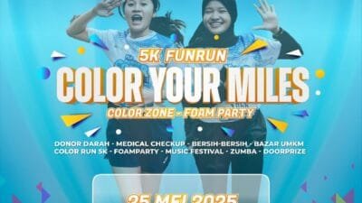 Warga Palembang Bersiap! PLN Mobile Hadirkan Kemeriahan Color Run 2025 di Benteng Kuto Besak