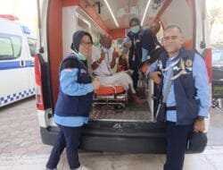 Petugas Sigap, Jemaah Haji yang Sesak Nafas Berhasil Diselamatkan