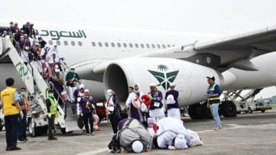 PPIH Debarkasi Palembang Sambut 369 Jemaah Haji Kloter 2