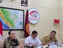Pimpinan DPRD Sumsel Ikuti Video Conference bersama Deputi II BIN, Deputi BGN