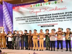Pimpinan DPRD Sumsel Hadiri Rakor Forkopimda Provinsi Sumsel