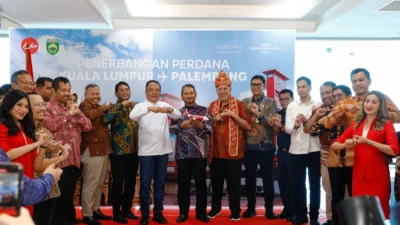 Dorong Pertumbuhan Pariwisata dan Ekonomi Sumsel, AirAsia Kembali Layani Kualalumpur – Palembang PP