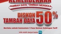 PLN Hadirkan Diskon Tambah Daya 50% Sambut HUT ke-80 RI