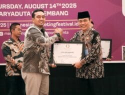 PLN UID S2JB Raih Penghargaan Industry Marketing Champion Sumatera Selatan 2025