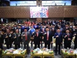 DPRD Sumsel dan Forkopimda Dengarkan Pidato Kenegaraan Perdana Presiden RI Prabowo Subianto