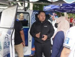 Dekatkan Pelayanan, BPJS Kesehatan Cabang Palembang Turunkan Mobil Keliling di Event Jalan Santai
