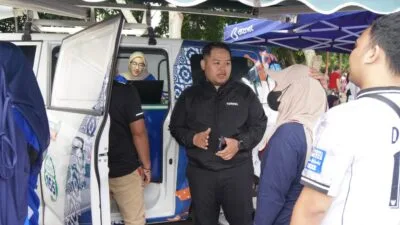 Dekatkan Pelayanan, BPJS Kesehatan Cabang Palembang Turunkan Mobil Keliling di Event Jalan Santai