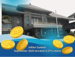 Sinergi Program BI dan TPID Jaga Inflasi Sumsel Tetap Terkendali