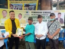 Golkar Sumsel Berbagi di HUT ke-61: Bantuan Beras untuk Korban Kebakaran 35 Ilir dan 3-4 Ulu