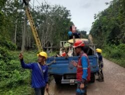 PLN ULP Kayu Agung Perkuat Kelistrikan Tulung Selapan melalui Uprating Penyulang Tenggiri