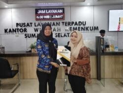 Pelayanan Kanwil Kemenkum Sumsel Cepat, Mudah, dan Transparan