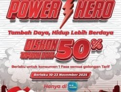 Semangat Hari Pahlawan, PLN Luncurkan Program “Power Hero”, Beri Diskon 50% Tambah Daya