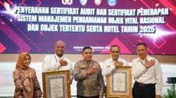 Raih Predikat Gold, Kilang Pertamina Plaju Komitmen Terapkan Sistem Manajemen Pengamanan Jaga Obyek Vital Nasional