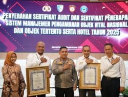 Raih Predikat Gold, Kilang Pertamina Plaju Komitmen Terapkan Sistem Manajemen Pengamanan Jaga Obyek Vital Nasional