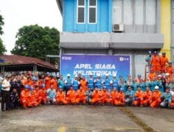 PLN UPT Palembang Gelar Apel Siaga Kelistrikan Jelang Natal 2025 dan Tahun Baru 2026
