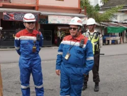Pertamina Patra Niaga Regional Sumbagsel Siaga Darurat Bersama Warga Pasar Lama Lahat