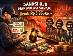 OJK Denda Rp5,35 Miliar Influencer Saham BVN, Tiga Pihak Lain Terjerat Manipulasi IMPC